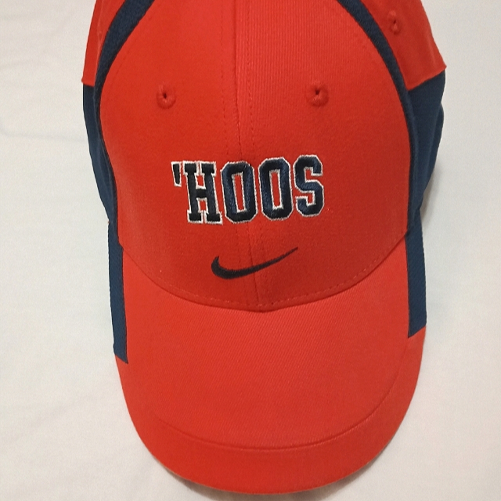 🧡NWOT🧡University of Virginia 'Hoos Nike Swoosh Flex Orange/Navy Cap🧡
